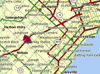 Halton School of Equitation Map